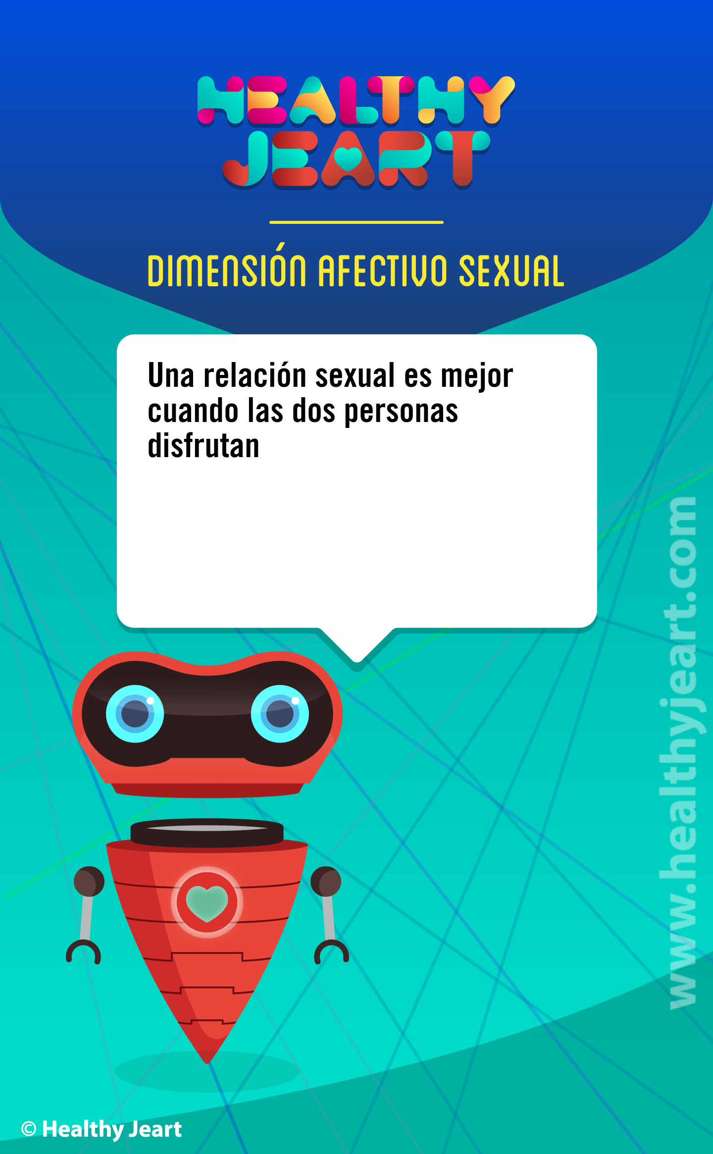 Una relación sexual es mejor cuando las dos personas disfrutan