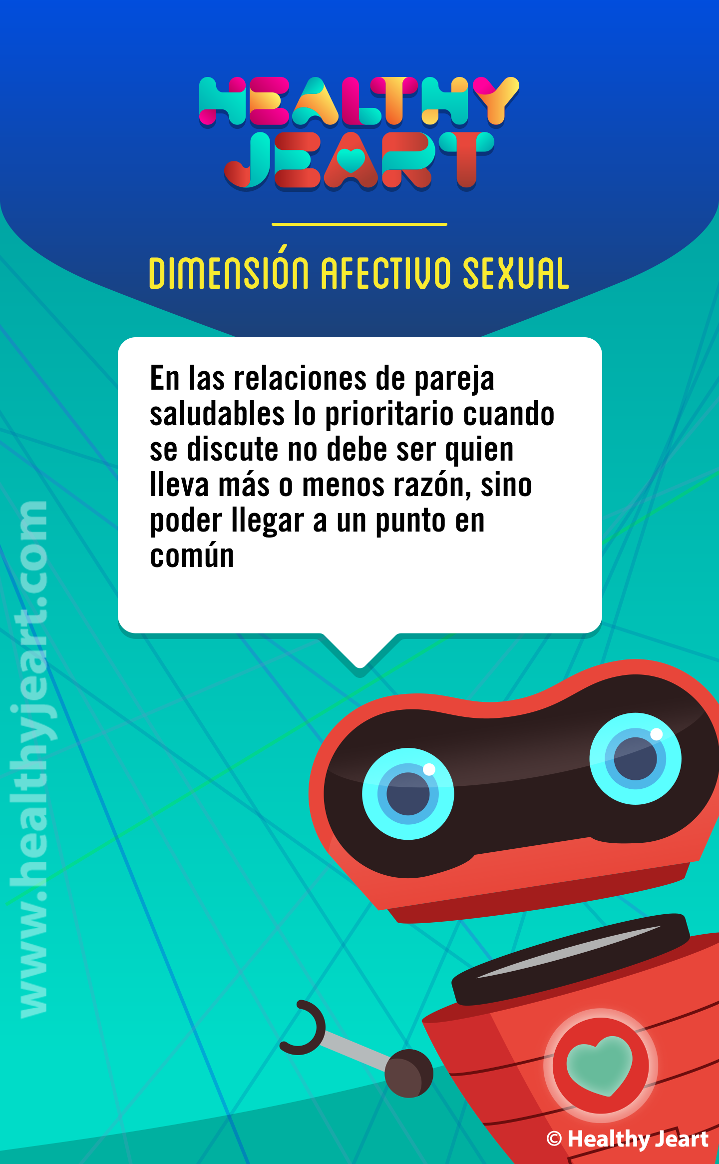 En las relaciones de pareja saludables lo prioritario cuando se discute no debe ser quien lleva más o menos razón, sino poder llegar a un punto en común