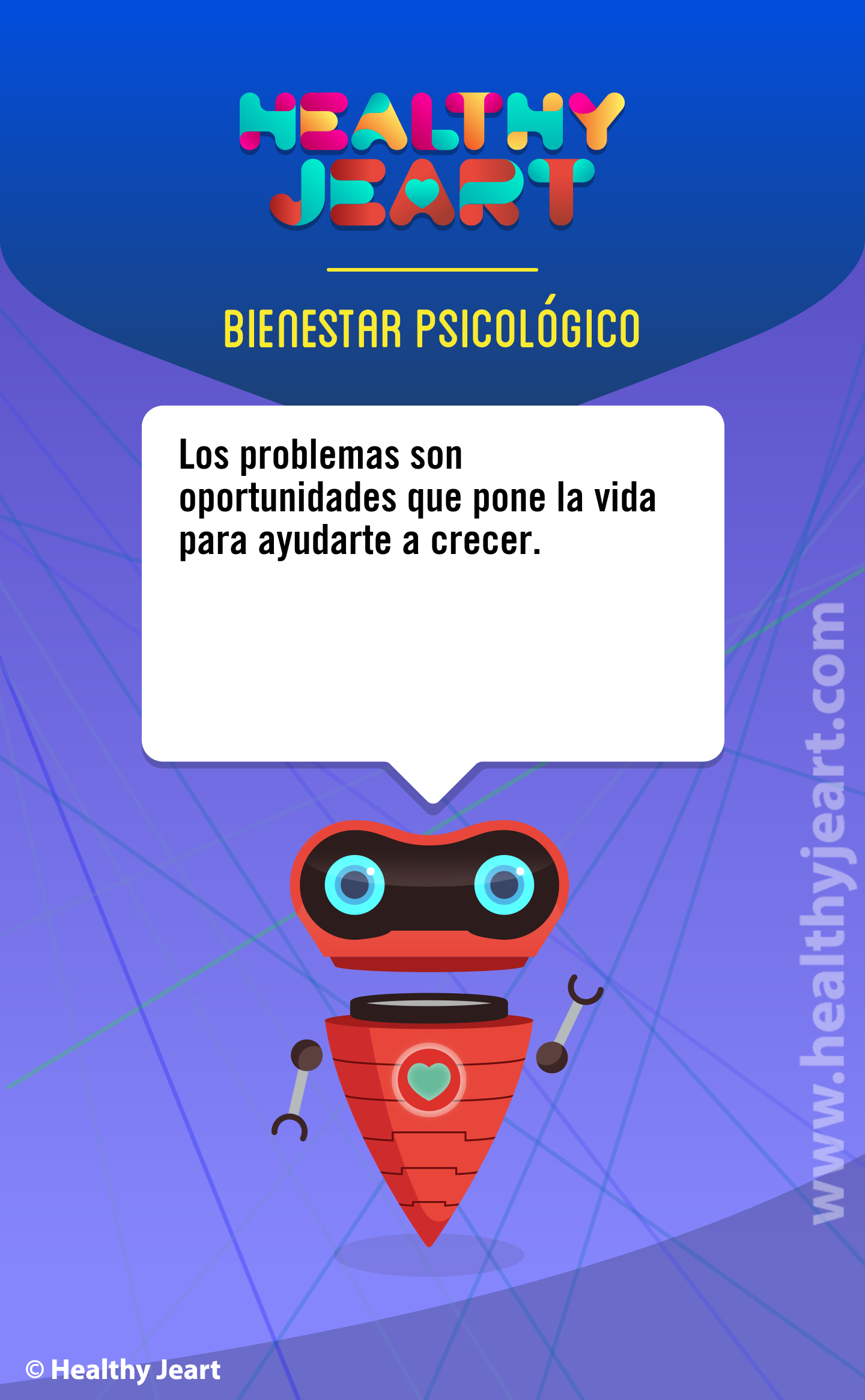 Los problemas son oportunidades que pone la vida para ayudarte a crecer.