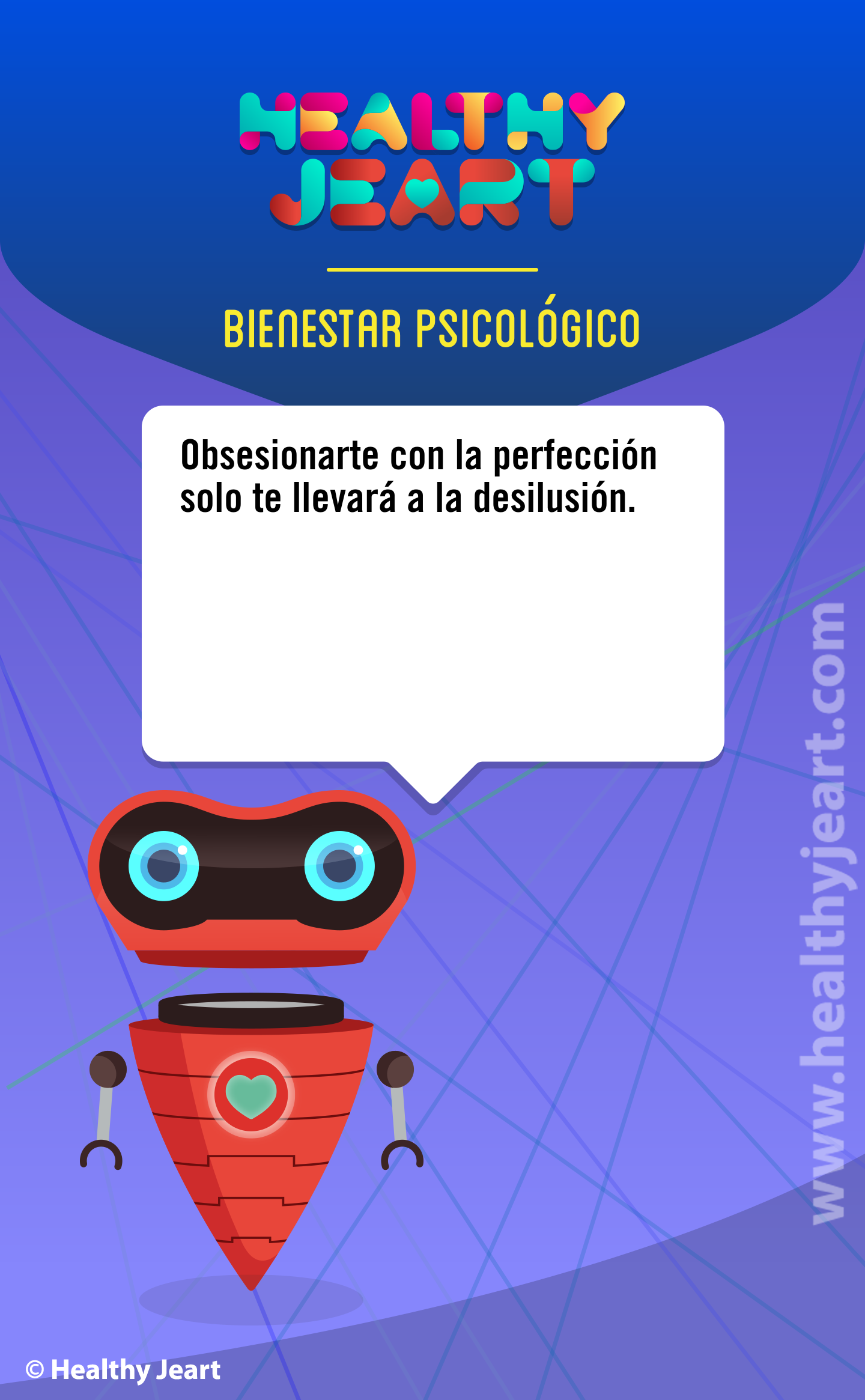 Obsesionarte con la perfección solo te llevará a la desilusión.