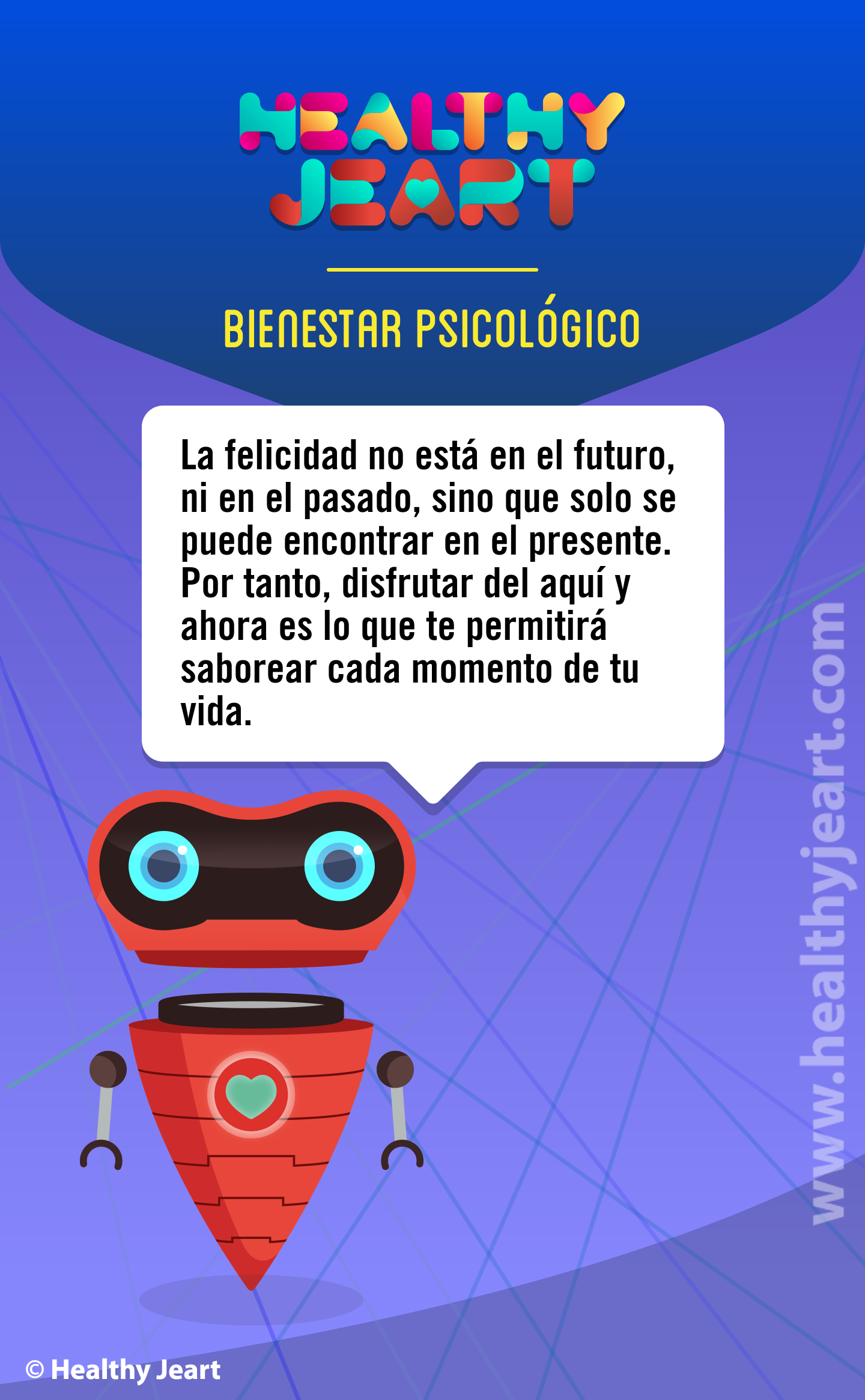 La felicidad no está en el futuro, ni en el pasado, sino que sólo se puede encontrar en el presente. Por tanto, disfrutar del aquí y ahora es lo que te permitirá saborear cada momento de tu vida.