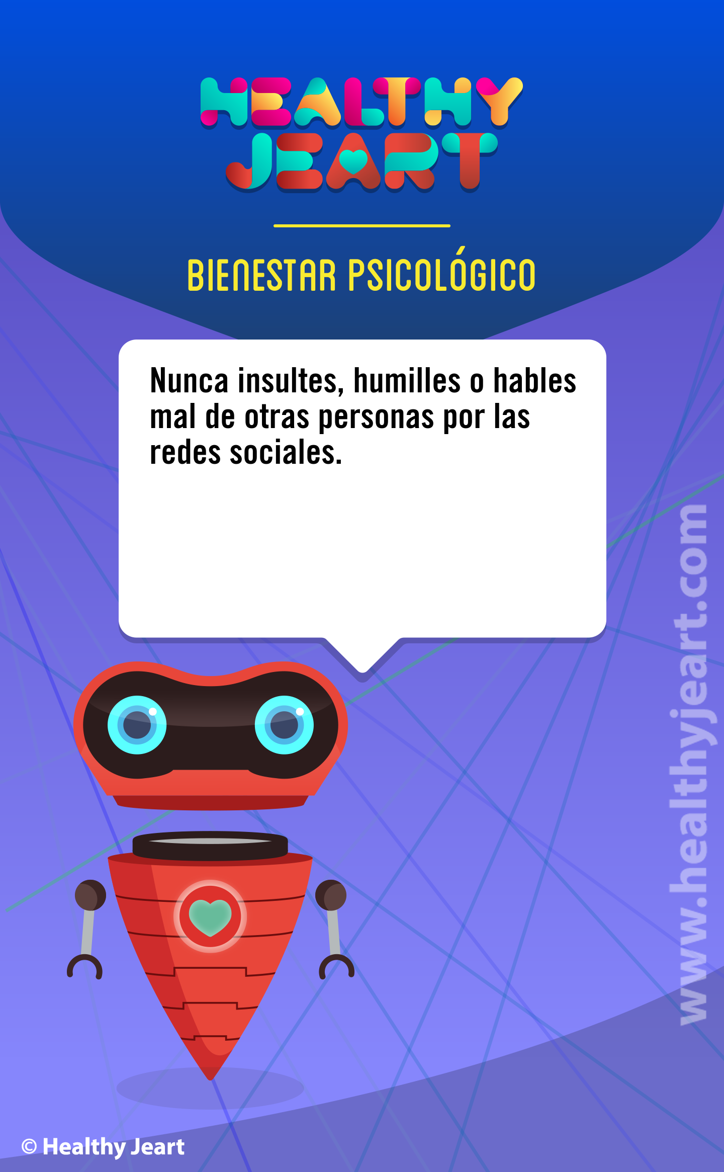 Nunca insultes, humilles o hables mal de otras personas por las redes sociales.